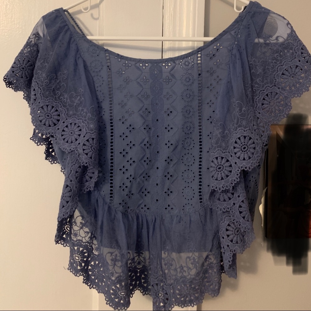 Altar’d State Blue Sydni Top